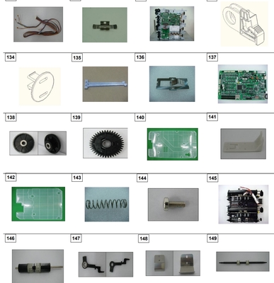 New Original ATM Banking PartsNautilus Hyosung 1k Cassette Hyosung Lower Shaft, Doubles Roller 4520000318