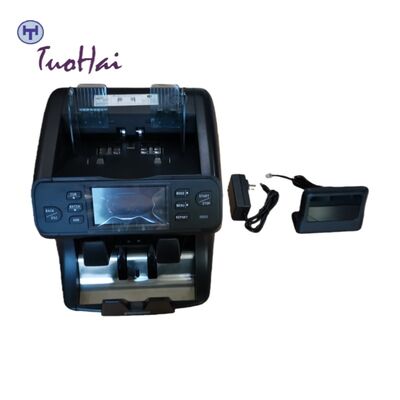 SH-208C Professional Bank-Grade Money Counter Built-in Printer, Battery Backup Advanced Fraud Detection