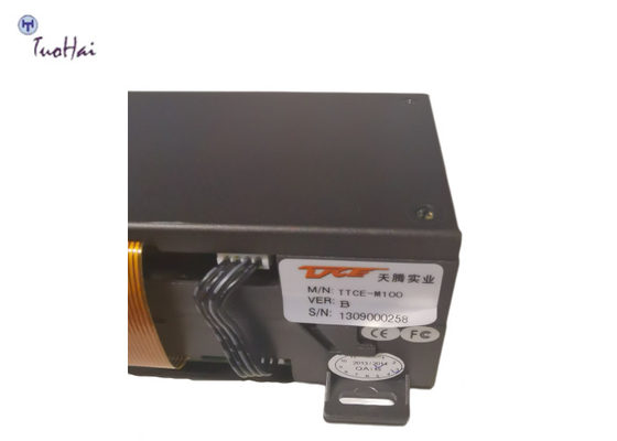 TTCE-M100-A ATM Machine Parts EMV Hybrid Motor Card Reader Support Mag IC RFID Card TTCE-M100 S/N 1309000258